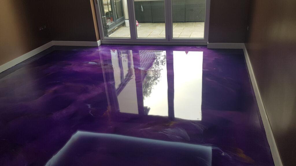 residential resin floor