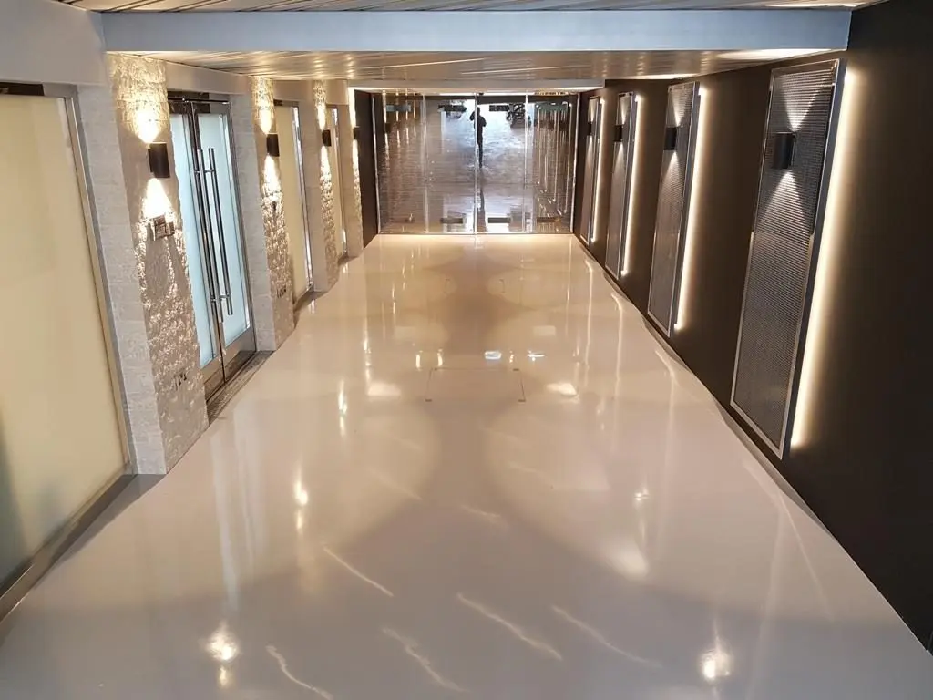 gloss resin flooring