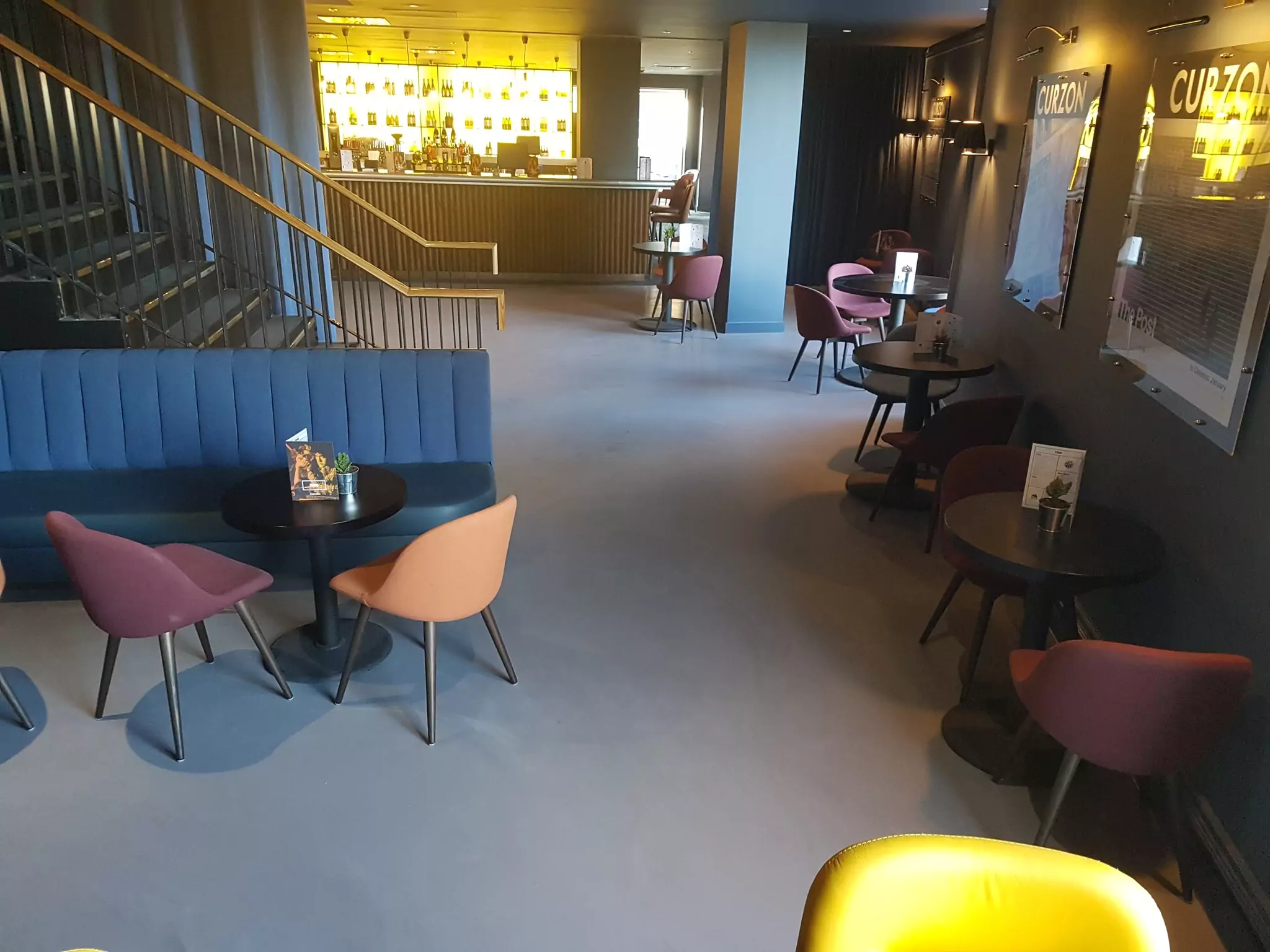resin flooring for cinema