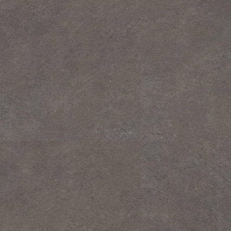 A high-resolution swatch of Dark Grey Concrete 5069 Polyflor Expona Commercial LVT, featuring a deep, moody charcoal grey concrete-effect texture with subtle stone mottling.