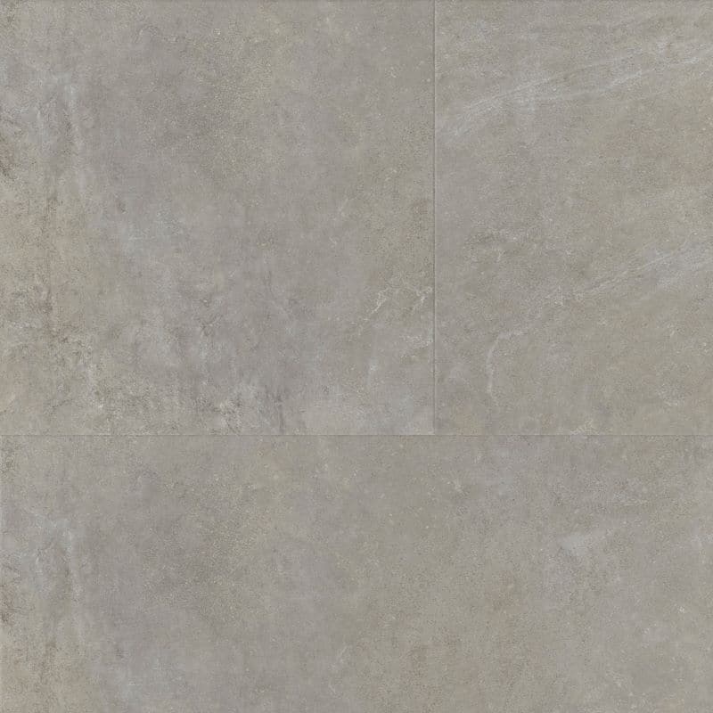 A high-quality swatch of Pure Cement 5034 Polyflor Expona Commercial LVT, featuring a modern, cool grey concrete-effect texture with subtle industrial mottling.