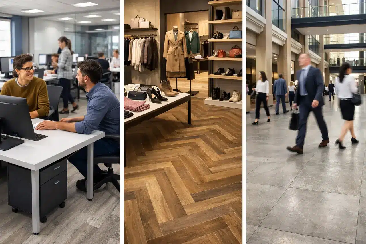 Lvt In Office, Shop, Hallway