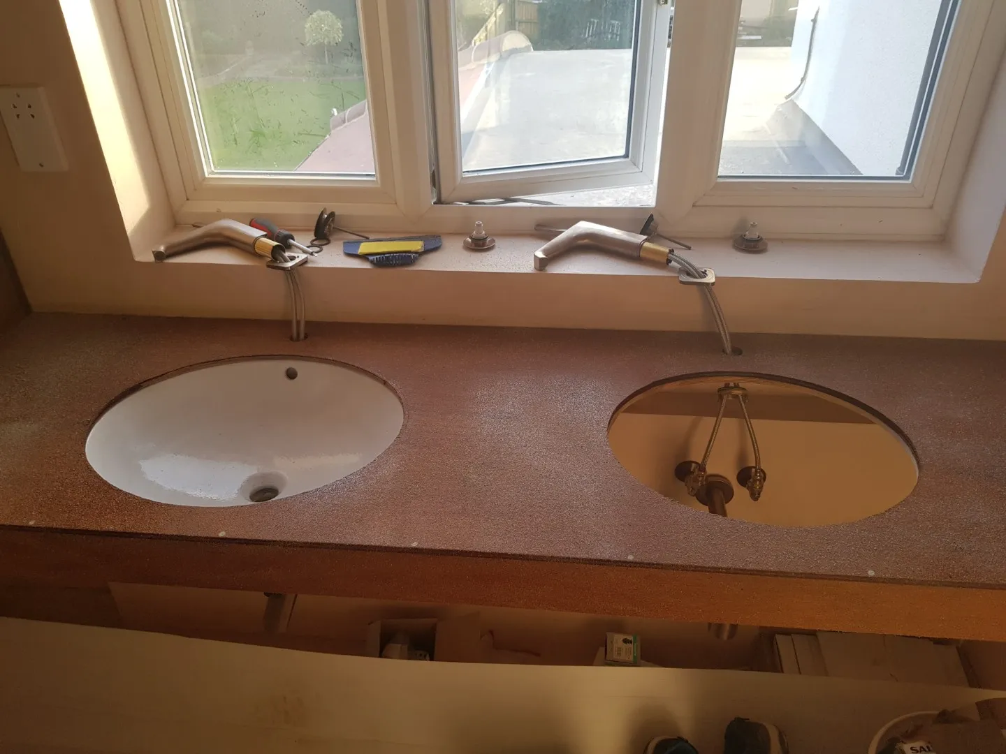 BEFORE - bathroom sink vanity unit