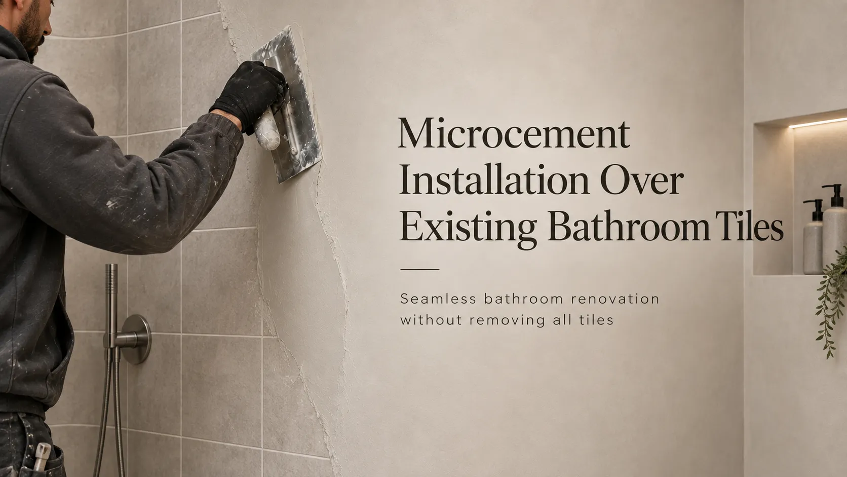 Can Microcement Be Applied Over Existing Tiles? Can Microcement Be Applied Over Existing Tiles?